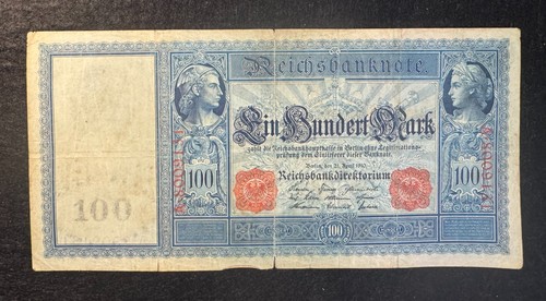 Banconota 100 marchi 1910 - banconota,