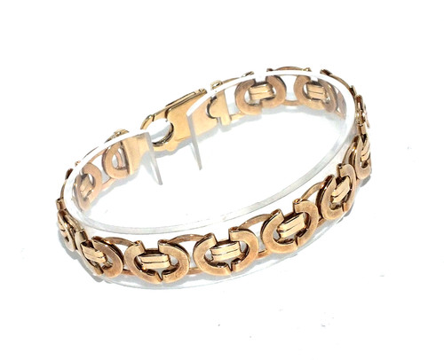 Bracciale catena molla - molla, in