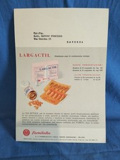 Largactil Casa Farmaceutica Farmitalia Opuscolo Pubblicità 1955