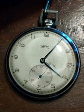 Vulcain vintage Grand Prix orologio da tasca e catena