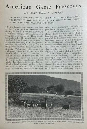 1901 american game preserve - american,