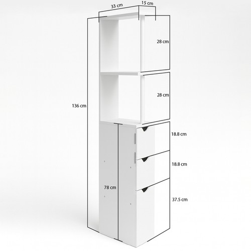 Mobile bagno alto - mobile,