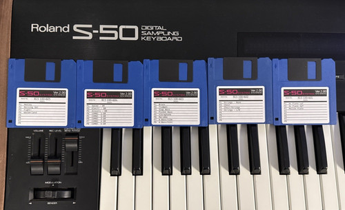 Roland set 5 dischi - roland, s-50