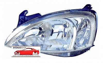 Faro 2h7 elettrico per opel - faro,