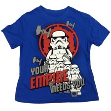 T-shirt Il tuo impero ha bisogno di te Lego Star Wars bambini ragazzi licenza ufficiale