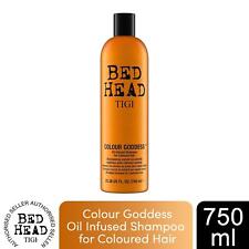 Bed Head di Tigi Colour Goddess Shampoo Infuso all'Olio per Capelli Colorati, 750ml