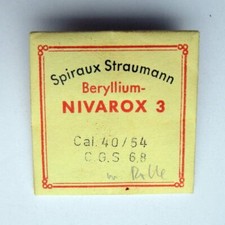 U-Spirale NIVAROX Hanhart + VIXA Fliegeruhr, Hairspring Pilot Watch WW2, CGS 6.8
