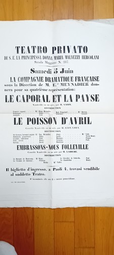 Teatro privato e la - privato, s.