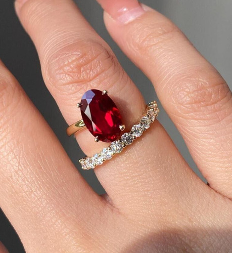 Anello solitario zirconi