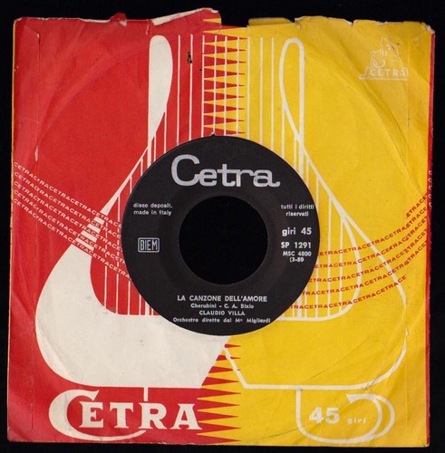 Claudio villa disco giri - disco, 45
