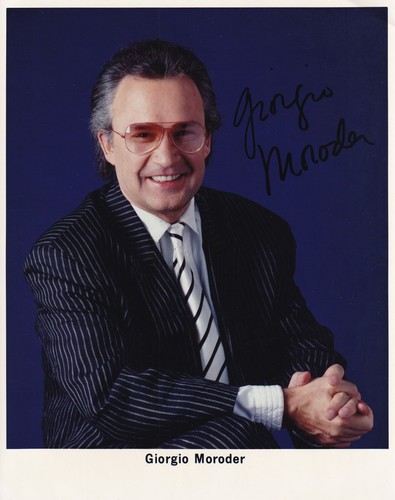 Giorgio moroder autografo - giorgio,