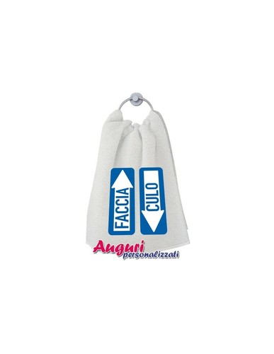 Asciugamano freccia faccia