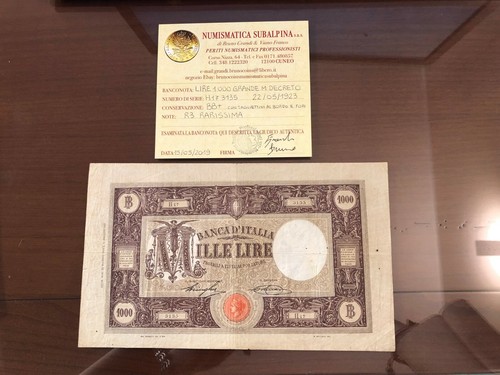Banconota lire 1000 grande - banconota,