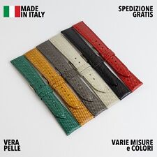 CINTURINO OROLOGIO ARTIGIANALE MADE IN ITALY VERA PELLE CUOIO 16MM 18MM 20MM