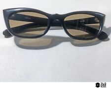 Lozza mod. Vera occhiali da sole vintage 1960s in celluloide nera (small)