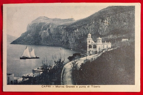 Cartolina capri marina grande - cartolina,