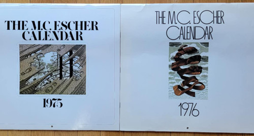 Escher calendari vintage - m.c.,