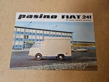 Furgone Pasino Su Telato Cabinato Originale Depliant Bifacciale Di Vendita 1969
