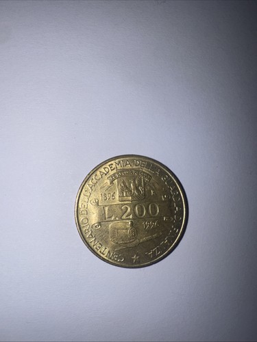 Moneta 200 lire - lire, 1996