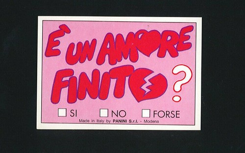 Adesivo panini anni 90 - adesivo,