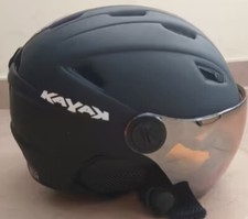 Casco da Sci KayaK, visiera a specchio Nero Unisex Usato solo 6 gg