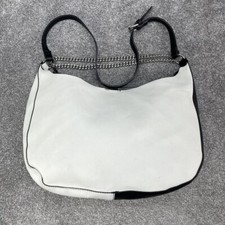 ZARA BORSA A MANO BIANCA NERA