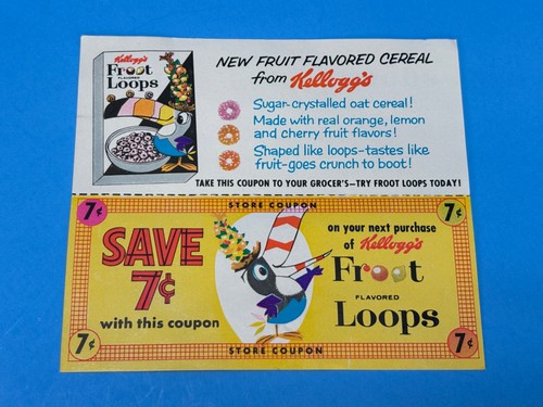 Vintage 1964 kellog fruit - vintage,
