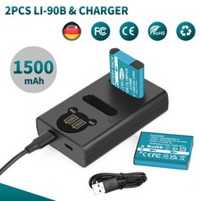 2x batteria LI-90B LI-92B +