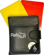 Refstuff Refswallet Libro Dell'Arbitro Di Calcio, in Pelle, Taccuino, Con Fogli 