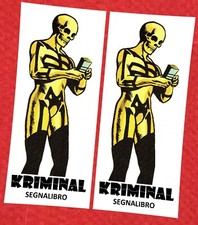 KRIMINAL 2 ADESIVI SEGNALIBRO