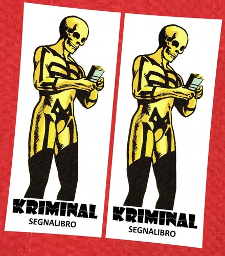 Kriminal adesivi segnalibro - kriminal,