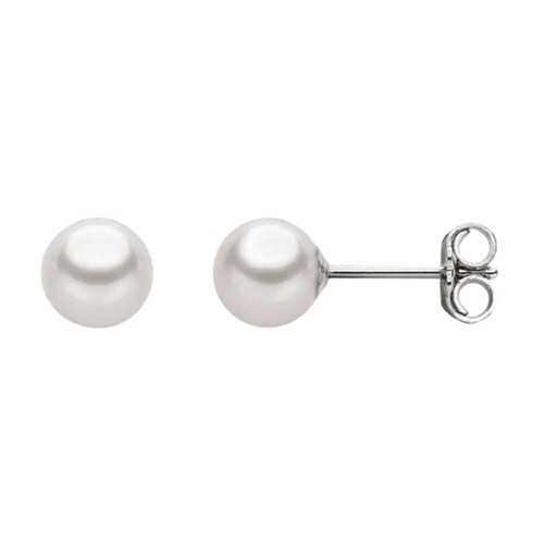Orecchini perle oro bianco - e,