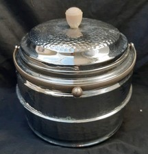 Vintage hammered aluminum - , ice