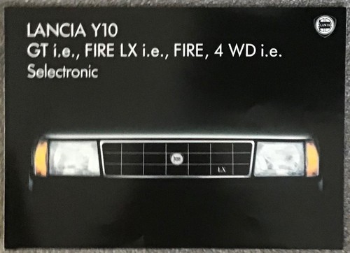 Brochure vendita lancia y10 - vendita,