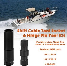 Strumento cavo cambio 91-12037 e perno cerniera per Mercruiser Alpha One Gen 1 Gen 2