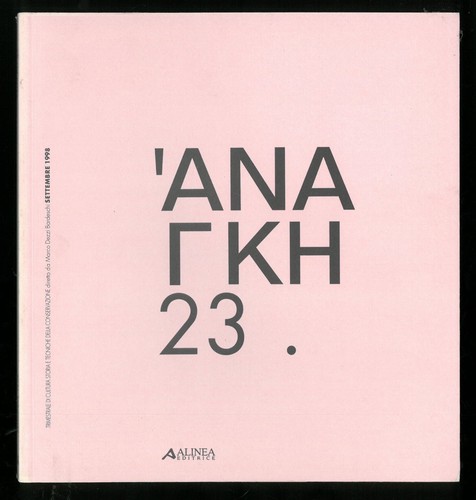 Architettura ananke cultura - architettura,