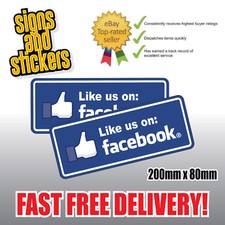 2x ADESIVI "like us" su