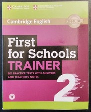 B2 First for schools, Trainer