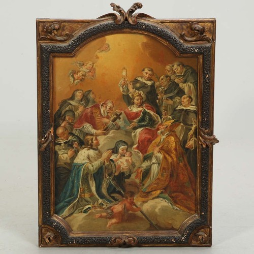 Antico dipinto religioso - antico,