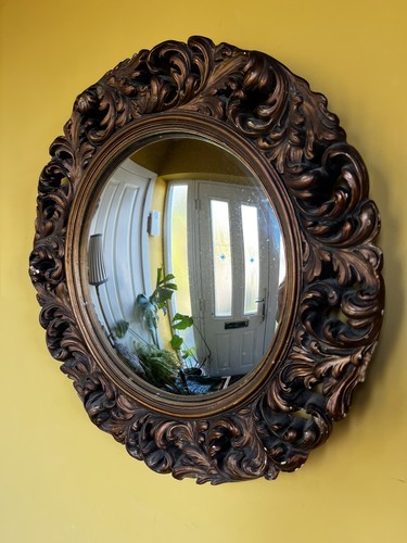 Grande specchio vintage ornato - grande,