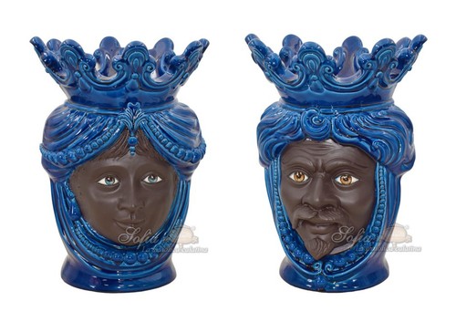 Testa moro ceramica - di,