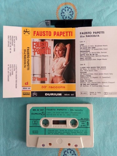 Cassetta fausto papetti - cassetta,