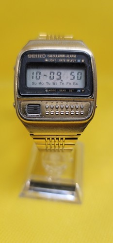 Seiko calculator alarm - seiko, calculator-alarm