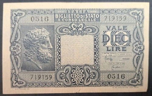 1944 italy lire - italy, p32c