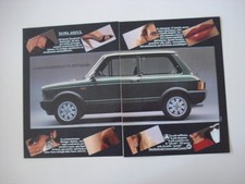advertising Pubblicità 1983 AUTOBIANCHI A112 A 112 LX