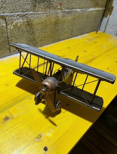 Modello aereo vintage biplano - vintage,,