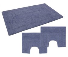 Set 3 pezzi di tappeti bagno