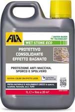 Fila Wet Stone Eco Effetto bagnato 1 lt protettivo consolidante per pietre, tufo
