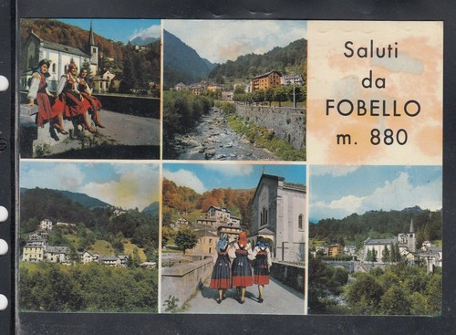 Cartolina saluti fobello - cartolina,