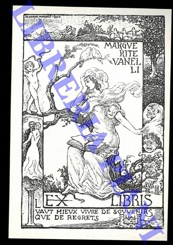 Exlibris martini alberto - martini,